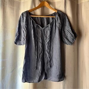 COMO BLU Women’s Ashy Blue Top